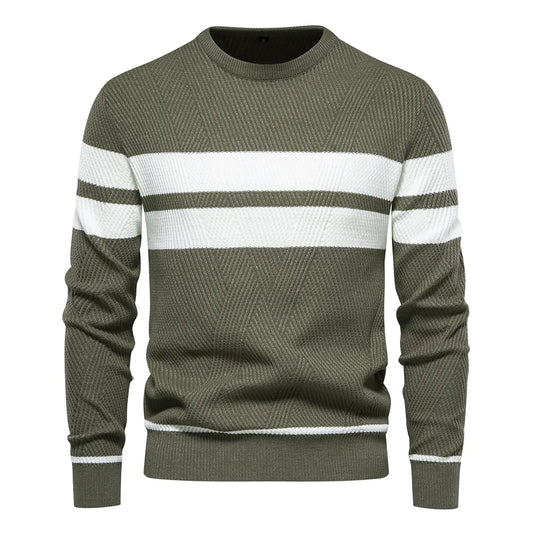 Men's Autumn Pullover Sweater with Long Sleeves for Casual Fashion. S- XXL